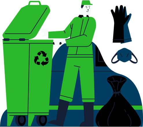 Ícone de coletor de lixo